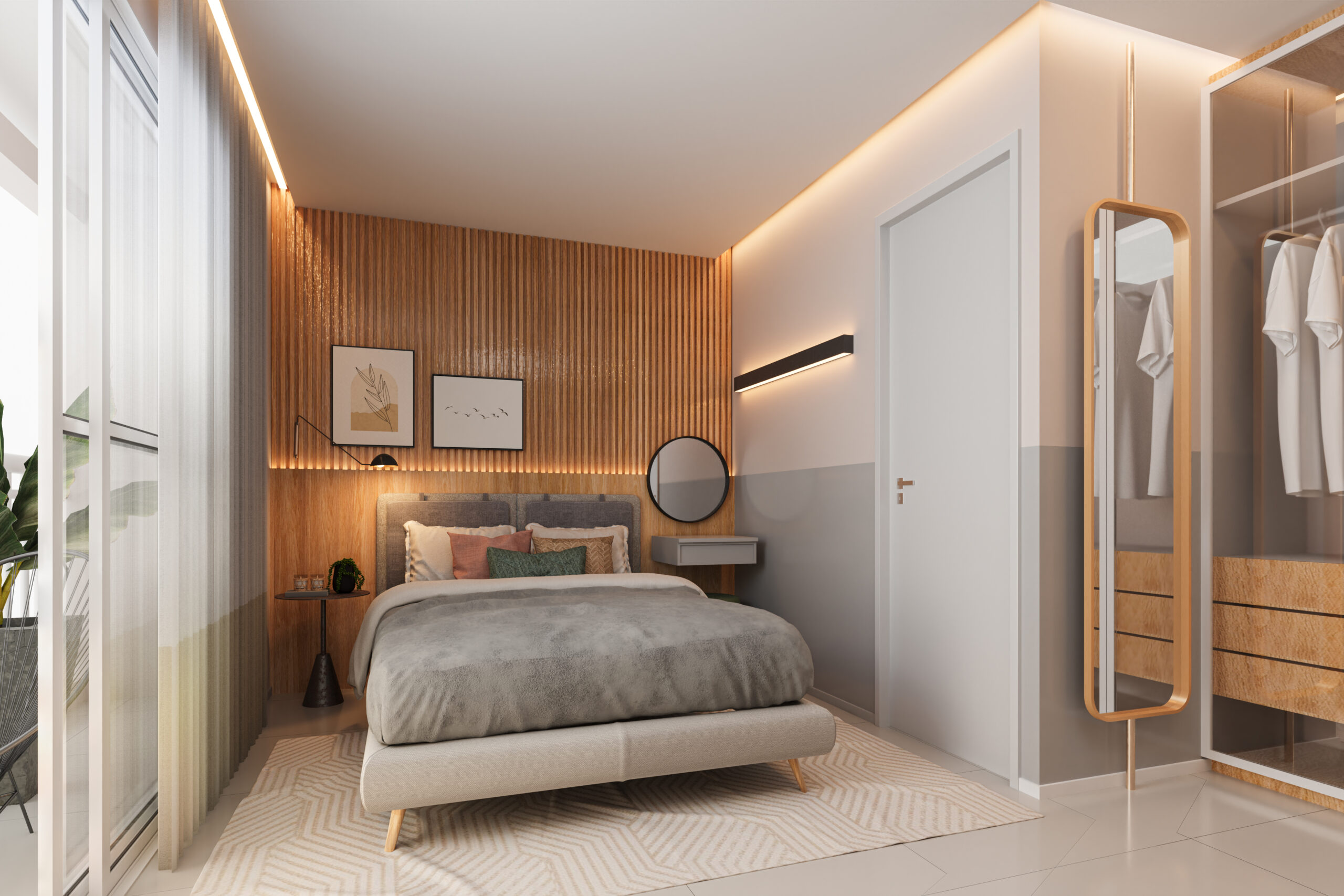 Quarto do apartamento